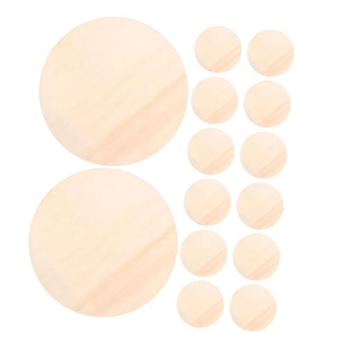 Veemoon 15 Stück Teiliges Unbehandelte Runde Holzscheiben Naturbelassene Blanko Holzplatten für Diy Basteln Türschilder Malerei und Rustikale Dekorationen für Feste und Zuhause Veemoon 15 Stück Teiliges Unbehandelte Runde Holzscheiben Naturbelassene Blanko Holzplatten für Diy Basteln Türschilder Malerei und Rustikale Dekorationen für Feste und Zuhause von Veemoon