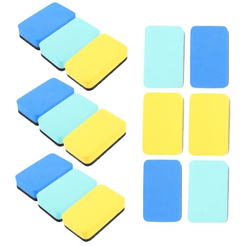 Veemoon 15 Stück büromaterial office supplies Whiteboard Reinigungsmittel Whiteboard Reinigungsgel Schule Whiteboard-Tücher tragbarer Trockenlöscher Radiergummis zum Trockenlöschen gefühlt von Veemoon