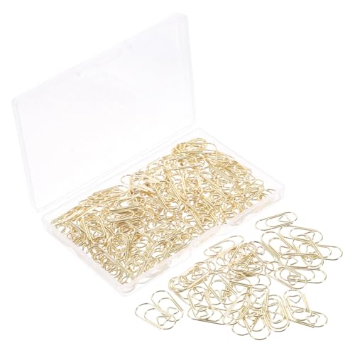 Veemoon 150 Stück Mini-Liebes-Büroklammern Befestigungselemente dokumentieren klein geformt scrapbooking zubehör büroartikel ordner Büroklammern aus Metall Büroklammern für Akte Golden Veemoon 150 Stück Mini-Liebes-Büroklammern Befestigungselemente dokumentieren klein geformt scrapbooking zubehör büroartikel ordner Büroklammern aus Metall Büroklammern für Akte Golden von Veemoon