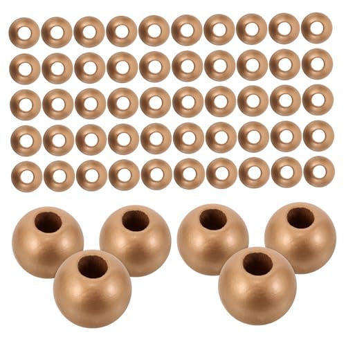 Veemoon 150 Stück Natürliche Holzperlen mit Großem Loch Gefärbt Leicht und Langlebig für DIY Schmuckherstellung Armbänder Schlüsselanhänger Heimdekoration Kreative Bastelprojekte Veemoon 150 Stück Natürliche Holzperlen mit Großem Loch Gefärbt Leicht und Langlebig für DIY Schmuckherstellung Armbänder Schlüsselanhänger Heimdekoration Kreative Bastelprojekte von Veemoon