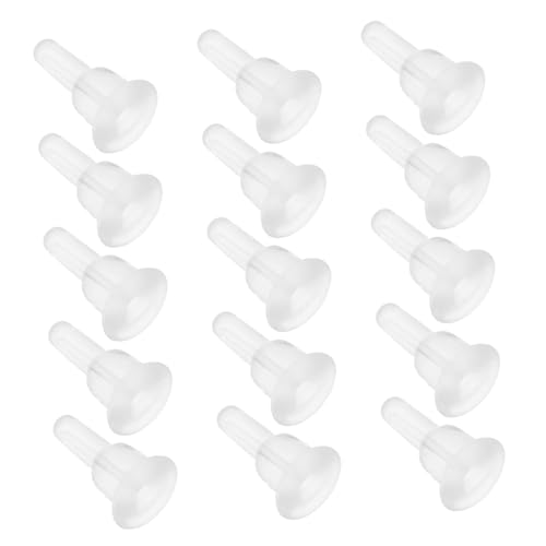 Veemoon 150 Stück Ohrstecker Verschluss Ersatz Silikon Ohrring Verschlüsse Transparent Soft Ohr Sicherheitsstopper für Ohrstecker Anti-verlust Alltag Reise von Veemoon