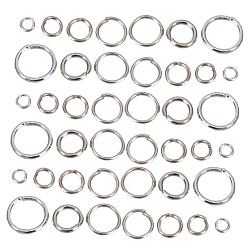 Veemoon 1500 Teiliges Schmuckzubehör Set Schmuckherstellung Kette Ohrringe Creolen Für Die Schmuckherstellung Halskette Biegeringe Runde Perlen Set Charms Schlüssel von Veemoon