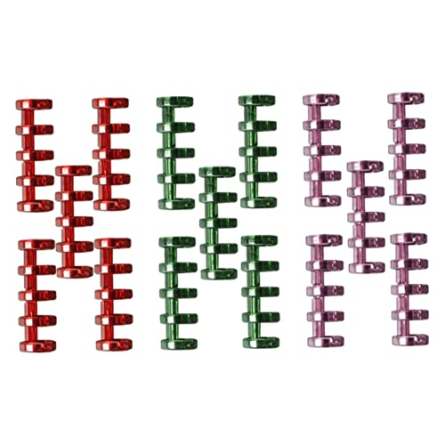 Veemoon 15Stücke Segmentierter Binder Kreative Scrapbook Clips Fünf Loch Design für Büro und DIY und Rauchrosa Einfach zu Veemoon 15Stücke Segmentierter Binder Kreative Scrapbook Clips Fünf Loch Design für Büro und DIY und Rauchrosa Einfach zu von Veemoon