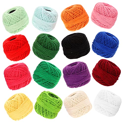 Veemoon 16 Rollen Stickgarn für DIY pro Rolle Mixed Farben Hochwertiges Material für Kreuzstich Handarbeit und Bastelbedarf für Kreative Projekte Veemoon 16 Rollen Stickgarn für DIY pro Rolle Mixed Farben Hochwertiges Material für Kreuzstich Handarbeit und Bastelbedarf für Kreative Projekte von Veemoon