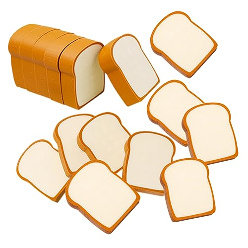 Veemoon 16 Stück Eraser Des Brotstylings Küchenparty Radiergummis Süß Mini Topper Für Bleistiftradiergummis Spaß Kind Schulklassenzimmer Klein Coole Radiergummis von Veemoon