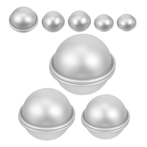 Veemoon 16 Stück Teiliges DIY Badebombenform Langlebigem Aluminium Kugelförmige Seifen und Badesalzform mit Einfacher und Schnellem Entformen Wiederverwendbar für Heim und Profi Handwerk Veemoon 16 Stück Teiliges DIY Badebombenform Langlebigem Aluminium Kugelförmige Seifen und Badesalzform mit Einfacher und Schnellem Entformen Wiederverwendbar für Heim und Profi Handwerk von Veemoon