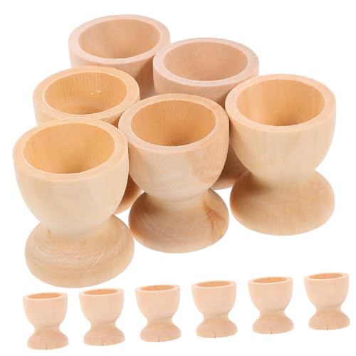 Veemoon 16 Stück Teiliges Holz Eierbecher zum Bemalen DIY Ostern Eierständer für Frühstück und Bastelprojekte Natürlicher Holzhalter für Kreative Graffiti und Dekoration Veemoon 16 Stück Teiliges Holz Eierbecher zum Bemalen DIY Ostern Eierständer für Frühstück und Bastelprojekte Natürlicher Holzhalter für Kreative Graffiti und Dekoration von Veemoon