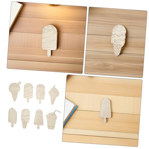 Veemoon 16 Stück Teiliges Holz Eisformen zum Bemalen für Naturbelassene Holzfiguren Einfache DIY Bastelprojekte Robuste Holzscheiben für Sommerpartys und Kreative Malaktivitäten Veemoon 16 Stück Teiliges Holz Eisformen zum Bemalen für Naturbelassene Holzfiguren Einfache DIY Bastelprojekte Robuste Holzscheiben für Sommerpartys und Kreative Malaktivitäten von Veemoon