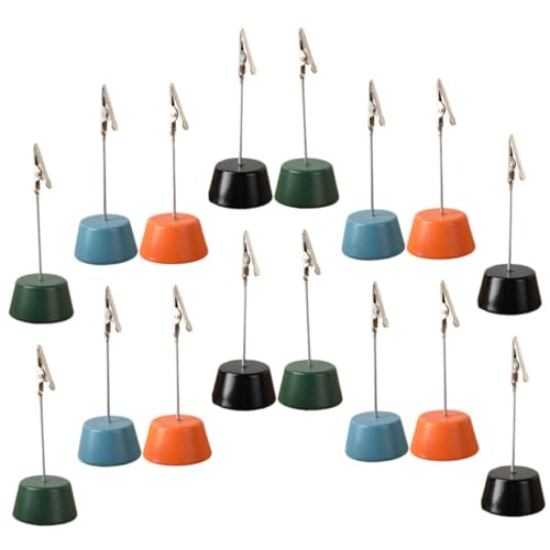 Veemoon 16 Stück Teiliges Vintage Holz Kartenhalter mit Metallclip Multifunktionale Fotohalter und Memo Clip für Büro als Schreibtisch Organizer für Visitenkarten und Notizen Veemoon 16 Stück Teiliges Vintage Holz Kartenhalter mit Metallclip Multifunktionale Fotohalter und Memo Clip für Büro als Schreibtisch Organizer für Visitenkarten und Notizen von Veemoon