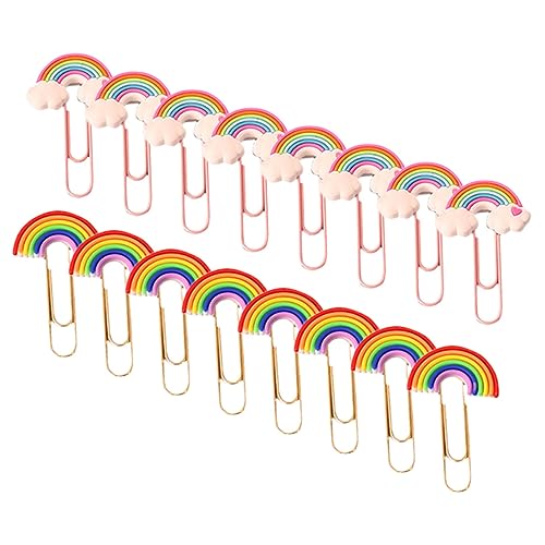 Veemoon 16Stücke Bunte Clips Flexible Büroklammern Vielseitige Lesebuch Markierungsclips für Heimwerker Dokumente und Kreative Projekte Langlebig und Praktisch Veemoon 16Stücke Bunte Clips Flexible Büroklammern Vielseitige Lesebuch Markierungsclips für Heimwerker Dokumente und Kreative Projekte Langlebig und Praktisch von Veemoon