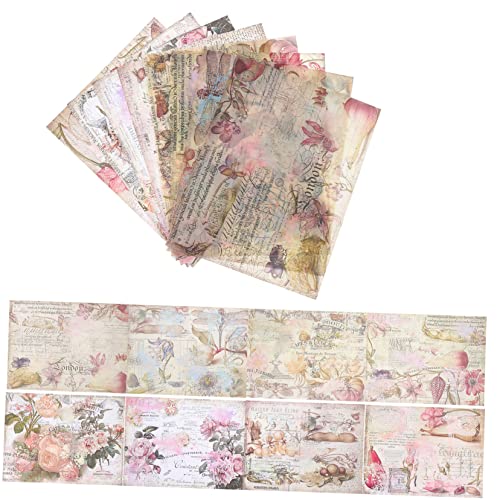 Veemoon 16Stücke Großformatige DIY Materialpapiere Teiliges mit Vintage Hintergrundpapier für Scrapbooking Kartenherstellung und Dekoration Retro Design für Handgefertigte Veemoon 16Stücke Großformatige DIY Materialpapiere Teiliges mit Vintage Hintergrundpapier für Scrapbooking Kartenherstellung und Dekoration Retro Design für Handgefertigte von Veemoon