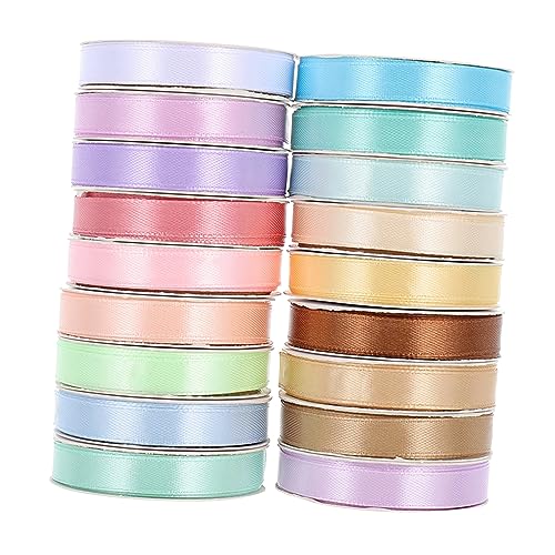Veemoon 18 Rollen DIY Geschenkbänder Farben Multifunktionale Polyesterbänder für Handarbeit Hochzeit und Partydekoration pro Rolle Zufällige Farbe Zufällige Farbe Veemoon 18 Rollen DIY Geschenkbänder Farben Multifunktionale Polyesterbänder für Handarbeit Hochzeit und Partydekoration pro Rolle Zufällige Farbe Zufällige Farbe von Veemoon