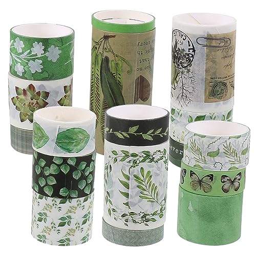 Veemoon 18 Rollen Scrapbooking Washi Tape Mehrzweck Dekoband für Planer DIY Basteln Retro Vintage Stil Klebeband für Tagebücher und Geschenkverpackungen Veemoon 18 Rollen Scrapbooking Washi Tape Mehrzweck Dekoband für Planer DIY Basteln Retro Vintage Stil Klebeband für Tagebücher und Geschenkverpackungen von Veemoon