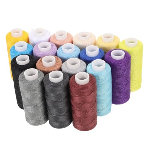 Veemoon 18 Stück Hochwertige Polyester Nähfäden mit Spulen für Hand und Maschinennähprojekte für Kreative Diy Reparaturen und Stoffarbeiten Veemoon 18 Stück Hochwertige Polyester Nähfäden mit Spulen für Hand und Maschinennähprojekte für Kreative Diy Reparaturen und Stoffarbeiten von Veemoon