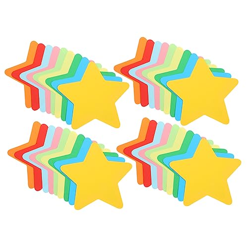 Veemoon 180 Stück Bunte Papiersterne DIY Bastelpapier Sternform Dekorationen für Wand Klassenraum Party und Bulletin Board Farbenfrohe Sternausschnitte für Kreative Bastelprojekte von Veemoon