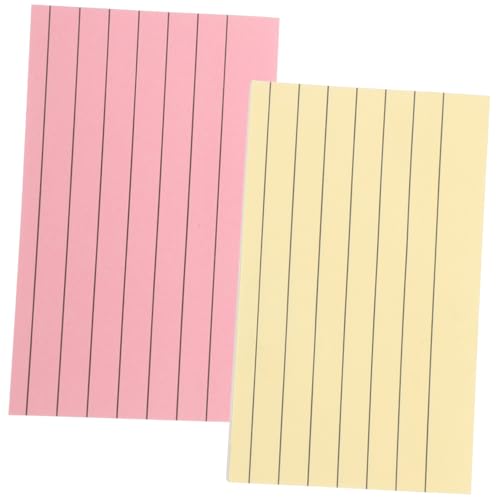 Veemoon 180 Stück Horizontale Leitungssuchkarte Buntes Papier Linierte Karteikarte Karteikarten Veemoon 180 Stück Horizontale Leitungssuchkarte Buntes Papier Linierte Karteikarte Karteikarten von Veemoon