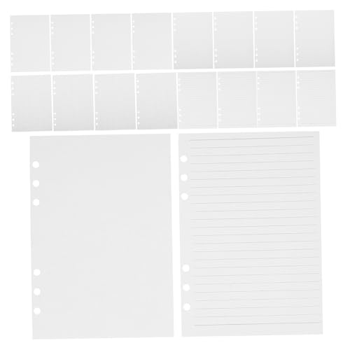 Veemoon 180 Stück Nachfüllpapier für Ringbuch Loose Leaf Einlagen Linierte Gepunktete Karierte und Leere Weiße Blätter Flexible Planer und Tagebuch Einlagen für Notizbuch und Journal Veemoon 180 Stück Nachfüllpapier für Ringbuch Loose Leaf Einlagen Linierte Gepunktete Karierte und Leere Weiße Blätter Flexible Planer und Tagebuch Einlagen für Notizbuch und Journal von Veemoon