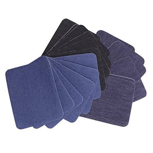 Veemoon 18Stücke Selbstklebende Ellbogen Patches für Kleidung Jeans und Jacken Reparatur Aufnäher Blau zum Ausbessern und Dekorieren von Hosen und Taschen Veemoon 18Stücke Selbstklebende Ellbogen Patches für Kleidung Jeans und Jacken Reparatur Aufnäher Blau zum Ausbessern und Dekorieren von Hosen und Taschen von Veemoon