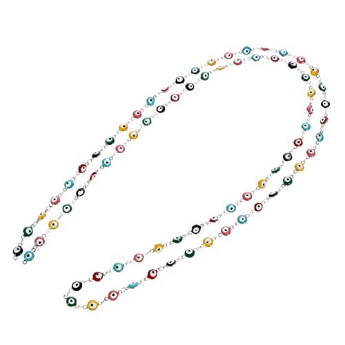Veemoon 1M Perlenkette für DIY Armbänder und Schmuck Rostfreies Zubehör Handgefertigte Bastelprojekte Schauriges Augendesign Veemoon 1M Perlenkette für DIY Armbänder und Schmuck Rostfreies Zubehör Handgefertigte Bastelprojekte Schauriges Augendesign von Veemoon