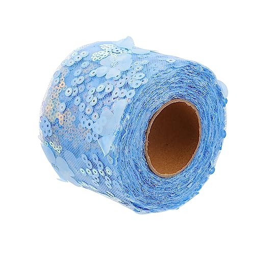 Veemoon 1Rolle Band Yards für DIY Haarspangen und Partydekoration mit Bestickten Pailletten für Projekte Strapazierfähig von Veemoon