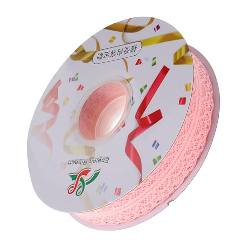 Veemoon 1Rolle Dekoratives Spitzenband Elegantes Spitzenband Für DIY Bastelprojekte Geschenkverpackungen Und Blumenarrangements Zartem Hellrosa Hochwertiges Polyesterband Veemoon 1Rolle Dekoratives Spitzenband Elegantes Spitzenband Für DIY Bastelprojekte Geschenkverpackungen Und Blumenarrangements Zartem Hellrosa Hochwertiges Polyesterband von Veemoon