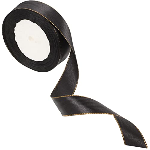 Veemoon 1Rolle Geschenkband mit Goldenen Rändern für Verpackungen Dekoration von Kuchen und Geschenken Elegant und Vielseitig Einsetzbar DIY Projekte Veemoon 1Rolle Geschenkband mit Goldenen Rändern für Verpackungen Dekoration von Kuchen und Geschenken Elegant und Vielseitig Einsetzbar DIY Projekte von Veemoon