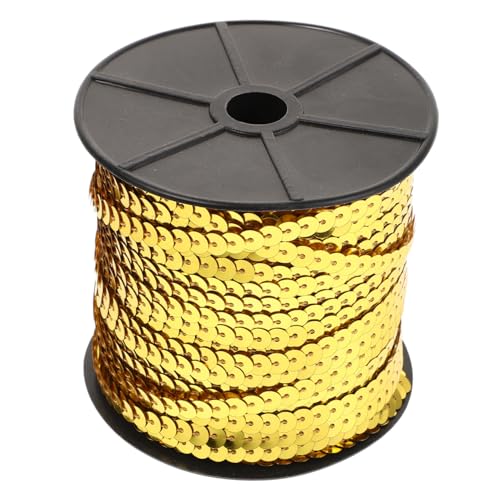 Veemoon 1Rolle Goldene Flache Paillettenstreifen Rolle Sequin Band Für Bastelarbeiten Quastenfransen Und Nähzubehör Yards Glänzendes Paillettenband Für Dekoration Veemoon 1Rolle Goldene Flache Paillettenstreifen Rolle Sequin Band Für Bastelarbeiten Quastenfransen Und Nähzubehör Yards Glänzendes Paillettenband Für Dekoration von Veemoon