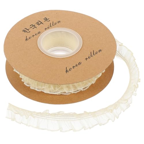 Veemoon 1Rolle Lace Trim für Kleidung Elastisches Spitzenband Zartem für DIY Projekte Blumendekoration und Handwerksarbeiten Verarbeitung von Veemoon
