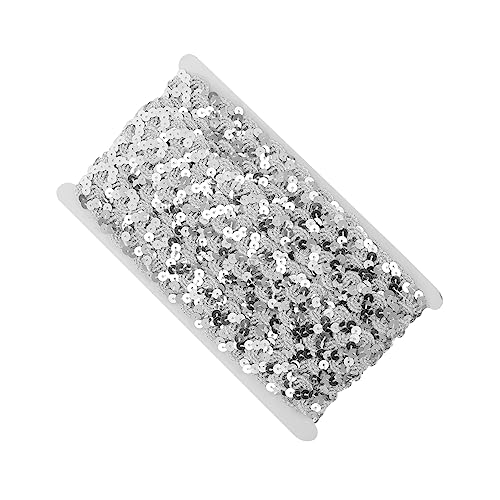 Veemoon 1Rolle Pailletten Braid Trim Form Yards Hochwertige DIY Dekoration für Hochzeit Geburtstag und Partys Einfach Zuschneidbar Langlebig und Vielseitig Einsetzbar von Veemoon
