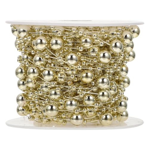 Veemoon 1Rolle Perlenkette DIY Bastelmaterial Dekoration für Hochzeit Schmuckherstellung und Projekte Langlebig und Sicher Individuell Zuschneidbar Vielseitig Veemoon 1Rolle Perlenkette DIY Bastelmaterial Dekoration für Hochzeit Schmuckherstellung und Projekte Langlebig und Sicher Individuell Zuschneidbar Vielseitig von Veemoon