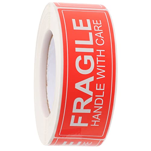 Veemoon 1Rolle Roll mit Zerbrechlichen Aufklebern Warnetiketten Handle With Care für Versand Verpackung Selbstklebend Langlebig Einfach zu Verwenden Veemoon 1Rolle Roll mit Zerbrechlichen Aufklebern Warnetiketten Handle With Care für Versand Verpackung Selbstklebend Langlebig Einfach zu Verwenden von Veemoon