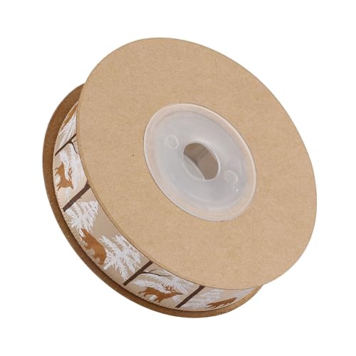 Veemoon 1Rolle Tierisches Geschenkband Weihnachtsverpackungsband mit Tiermotiven DIY für Feste Wiederverwendbar Langlebig Druckmuster für Festliche Veemoon 1Rolle Tierisches Geschenkband Weihnachtsverpackungsband mit Tiermotiven DIY für Feste Wiederverwendbar Langlebig Druckmuster für Festliche von Veemoon
