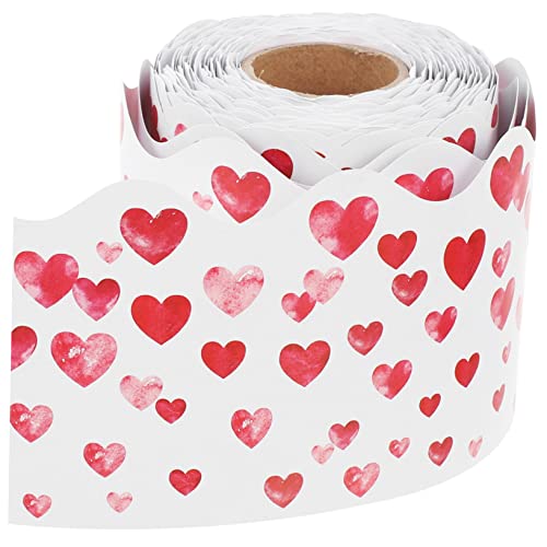 Veemoon 1Rolle Valentinstag Dekoration Aufkleber Herzform Border Sticker für Klassenzimmer und Whiteboard für Lehrer Schreibtischdekor und Bastelprojekte Veemoon 1Rolle Valentinstag Dekoration Aufkleber Herzform Border Sticker für Klassenzimmer und Whiteboard für Lehrer Schreibtischdekor und Bastelprojekte von Veemoon