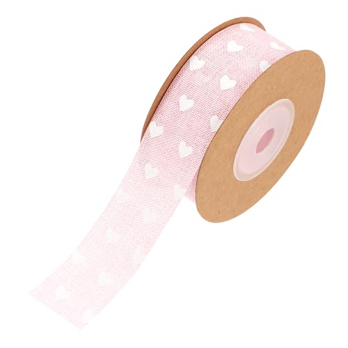 Veemoon 1Rolle Valentinstagsbänder Zartem Dekorative Bogenbänder Mit Herzmuster Für Party Und Hochzeitsdekoration Yards Geschenkband Für Valentinstag Veemoon 1Rolle Valentinstagsbänder Zartem Dekorative Bogenbänder Mit Herzmuster Für Party Und Hochzeitsdekoration Yards Geschenkband Für Valentinstag von Veemoon