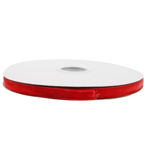 Veemoon 1Rolle Vintager Roter Geschenkband Yards Vielseitig Einsetzbares Verpackungsband Für Geschenkboxen Und Dekorationen Hochwertiges Dekoband von Veemoon