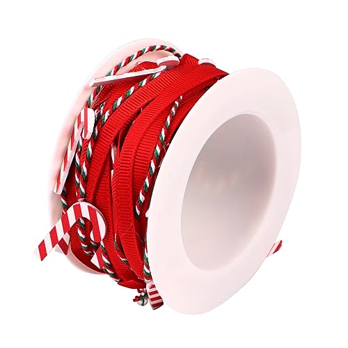 Veemoon 1Rolle Weihnachts Geschenkband Breites DIY Dekoband für Geschenkverpackung Hochwertiges Weihnachtsbaumband Handwerkskunst für Manuelle Dekorationen Veemoon 1Rolle Weihnachts Geschenkband Breites DIY Dekoband für Geschenkverpackung Hochwertiges Weihnachtsbaumband Handwerkskunst für Manuelle Dekorationen von Veemoon