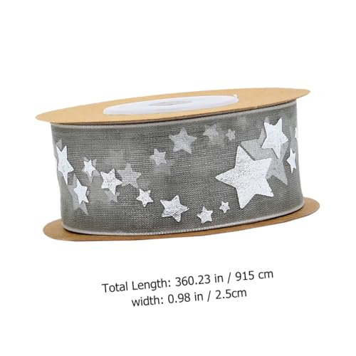 Veemoon 1Rolle Weihnachtsband Yards Breites Geschenkband mit Goldprägung für DIY Dekoration und Bastelprojekte Hochwertiges Terylenmaterial für Langlebige Anwendung Veemoon 1Rolle Weihnachtsband Yards Breites Geschenkband mit Goldprägung für DIY Dekoration und Bastelprojekte Hochwertiges Terylenmaterial für Langlebige Anwendung von Veemoon