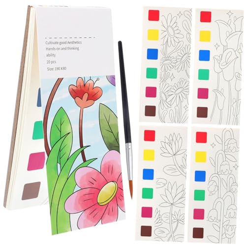 Veemoon 1Satz Aquarell Malbuch für Tragbares Malbuch mit Wasservermalbaren Farben Zeichenbuch für Frühe Bildung und Feinmotorikentwicklung Spaß für Unterwegs Veemoon 1Satz Aquarell Malbuch für Tragbares Malbuch mit Wasservermalbaren Farben Zeichenbuch für Frühe Bildung und Feinmotorikentwicklung Spaß für Unterwegs von Veemoon