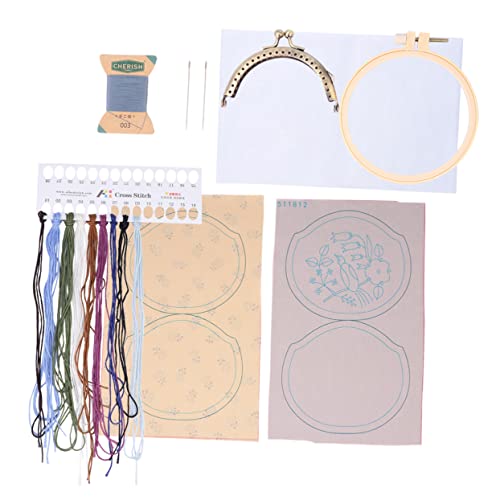 Veemoon 1Satz DIY Bestickte Geldbörse Handgefertigtes Stickerei Kit mit Exquisiten Mustern für Perfektes für DIY von Veemoon