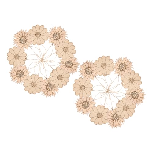 Veemoon 1Satz DIY Holzblumen Ausschnitte Unbemalte Holzscheiben für Basteln für Wandschmuck und Dekoration für Erwachsene Robustes und Sicheres Veemoon 1Satz DIY Holzblumen Ausschnitte Unbemalte Holzscheiben für Basteln für Wandschmuck und Dekoration für Erwachsene Robustes und Sicheres von Veemoon