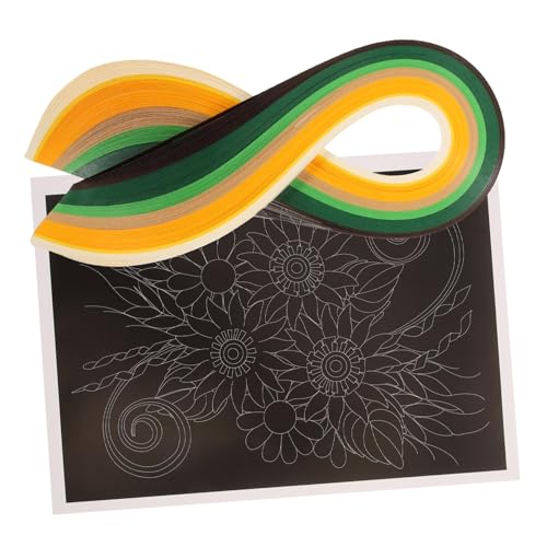 Veemoon 1Satz DIY Quilling Für Frauen Und Teiliges Papierstreifen Kit Mit Bunten Quilling Papierstreifen Für Bastelprojekte Und Papierblumen Dekorationen von Veemoon