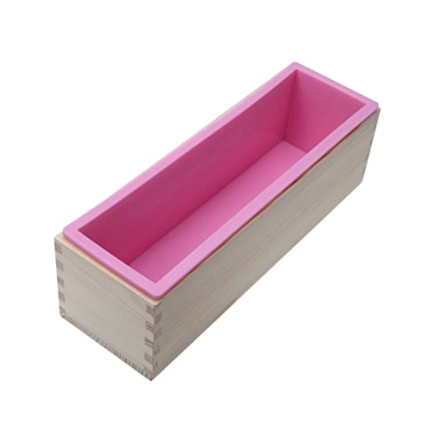 Veemoon 1Satz DIY Seifenform Holz Praktische Handgemachte Seifenformen für Seifenherstellung Rosa Kleine Rechteckige Form für Tägliche Verwendung und Veemoon 1Satz DIY Seifenform Holz Praktische Handgemachte Seifenformen für Seifenherstellung Rosa Kleine Rechteckige Form für Tägliche Verwendung und von Veemoon