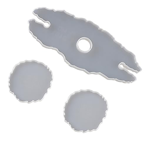 Veemoon 1Satz DIY Silikonform für Kristall Weinglashalter Tasse Matte und Tropfschale Gießform für Zuhause Unregelmäßige Silikonformen Wiederverwendbar Veemoon 1Satz DIY Silikonform für Kristall Weinglashalter Tasse Matte und Tropfschale Gießform für Zuhause Unregelmäßige Silikonformen Wiederverwendbar von Veemoon