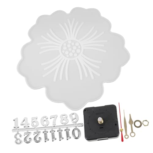 Veemoon Selbstgemacht Silikonform Uhr Satz für Wanduhren Flexible Harzform Manuelle Uhrengussform Kompatibel mit Epoxidharz Uhrenzubehör für Kreative Bastelprojekte Veemoon Selbstgemacht Silikonform Uhr Satz für Wanduhren Flexible Harzform Manuelle Uhrengussform Kompatibel mit Epoxidharz Uhrenzubehör für Kreative Bastelprojekte von Veemoon