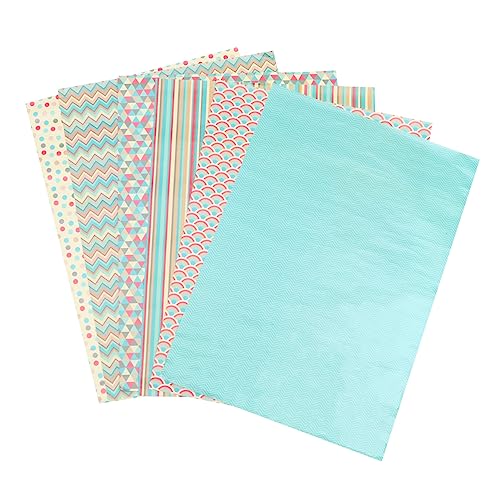 Veemoon 1Satz Geschenkpapier Gemustertes Wickelpapier für DIY für Verpackung Karten und Kreative Bastelprojekte Reißfest und Langlebig von Veemoon