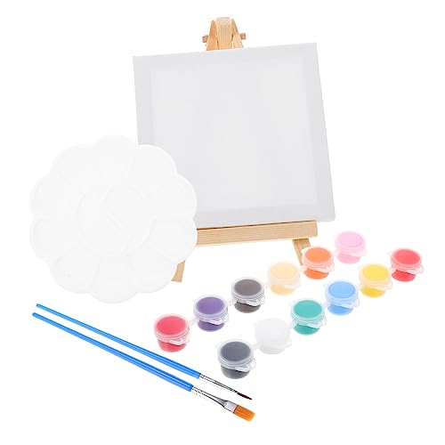 Veemoon 1Satz Staffelei Holz Teiliges Set für DIY Kunstprojekte Stabiler Rahmen für Öl und Acrylmalerei für Zuhause Büro und Galerien Vielseitig Einsetzbar von Veemoon