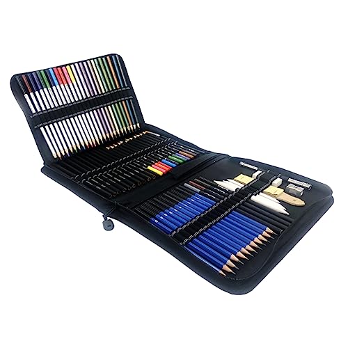 Veemoon 1Satz Teiliges Skizzier Bleistift Set Professionelles Zeichnungsset Für Künstler Enthält Buntstifte Graphit Und Kohlestifte Für Erwachsene Mit Robusten Spitzen Veemoon 1Satz Teiliges Skizzier Bleistift Set Professionelles Zeichnungsset Für Künstler Enthält Buntstifte Graphit Und Kohlestifte Für Erwachsene Mit Robusten Spitzen von Veemoon