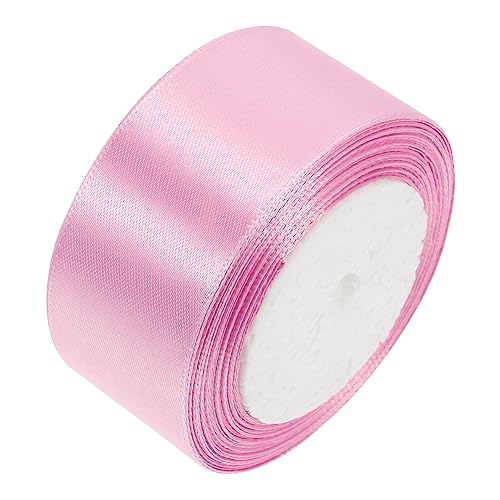Veemoon 1Stück Breites Satinband Mittelrosa für Geschenkverpackung Hochzeit und Partydekoration Hochwertiges Langlebiges Geschenkband für Kreative DIY Projekte von Veemoon