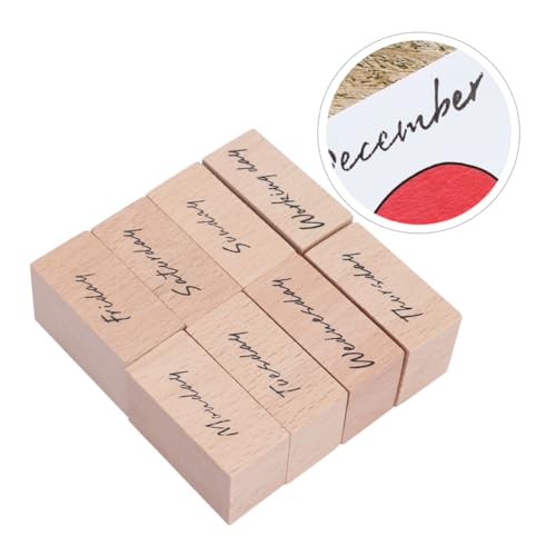 Veemoon 1Stück Holzstempel für Grüße Tragbarer Siegelstempel Umweltfreundlichem Holz für Scrapbooking und Handwerksprojekte mit Muster für Gestaltung Veemoon 1Stück Holzstempel für Grüße Tragbarer Siegelstempel Umweltfreundlichem Holz für Scrapbooking und Handwerksprojekte mit Muster für Gestaltung von Veemoon