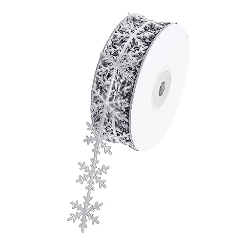 Veemoon 1Stück Schneeflocken Geschenkband für Weihnachtsdekoration DIY Bastelprojekte für Verpackung Hochzeit Party und Kreative Veemoon 1Stück Schneeflocken Geschenkband für Weihnachtsdekoration DIY Bastelprojekte für Verpackung Hochzeit Party und Kreative von Veemoon